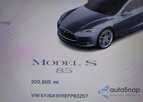 2014 Tesla Model S P85 из США, поврежденный, VIN 5YJSA1H11EFP63257